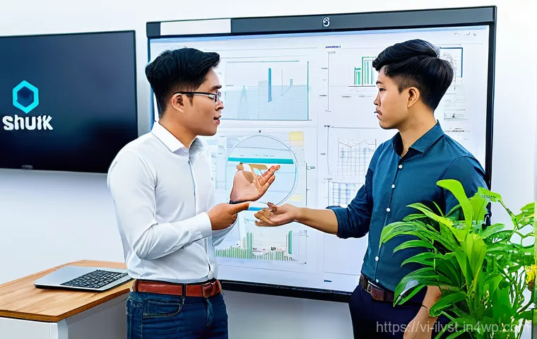 사모펀드 성과 비교  상장사 vs 비상장사 - **Prompt: "A group of diverse professional private equity fund managers, dressed in smart business a...