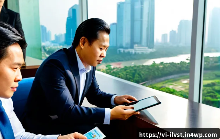 Home 17 사모펀드의 투자 환경 변화 - Photorealistic modern investment committee meeting in Ho Chi Minh City, diverse Vietnamese finance p...
